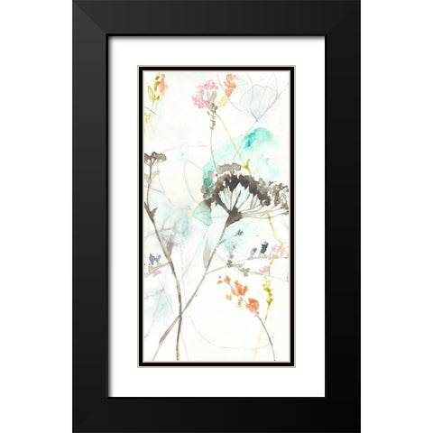Wildflower Breath II Black Modern Wood Framed Art Print with Double Matting by Goldberger, Jennifer