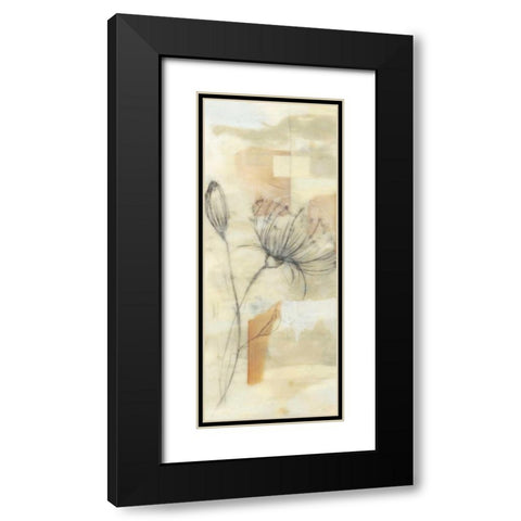 Neutral Lace I Black Modern Wood Framed Art Print with Double Matting by Goldberger, Jennifer