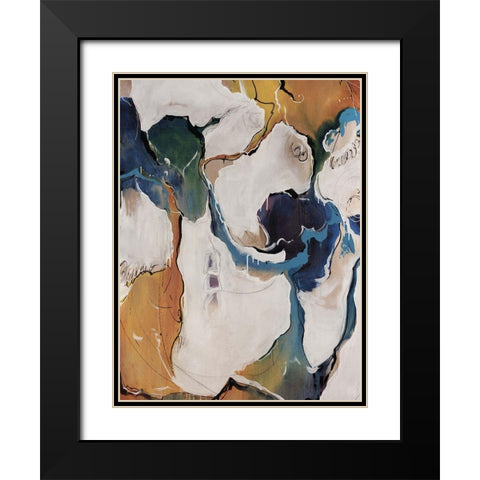 Boardwalk Black Modern Wood Framed Art Print with Double Matting by Edmunds, Sydney