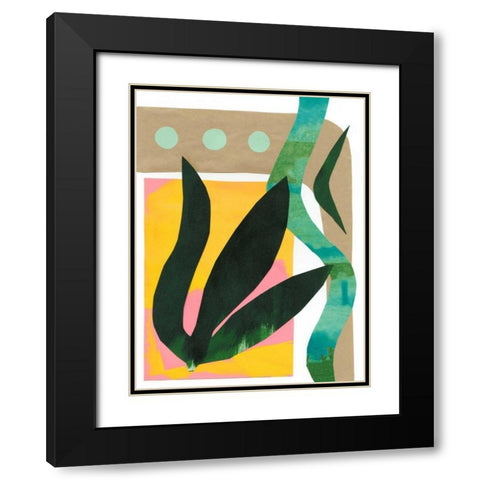 South Beach I Black Modern Wood Framed Art Print with Double Matting by Stramel, Renee W.