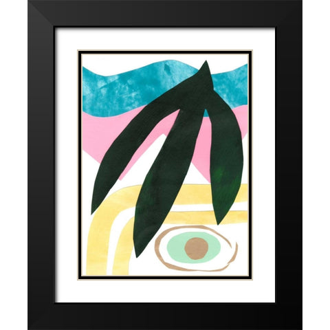 South Beach IV Black Modern Wood Framed Art Print with Double Matting by Stramel, Renee W.