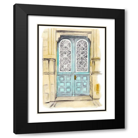 Warm Welcome II Black Modern Wood Framed Art Print with Double Matting by McCavitt, Naomi