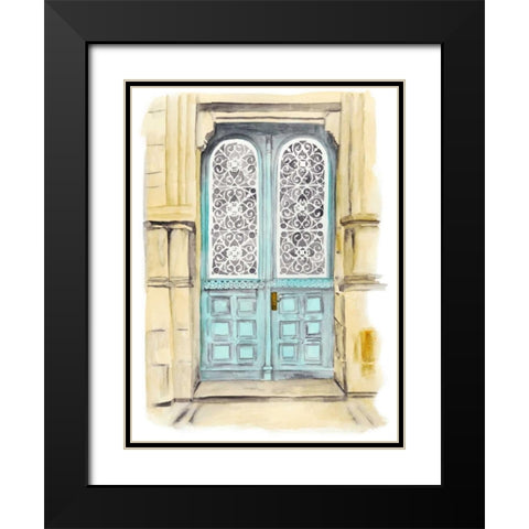 Warm Welcome II Black Modern Wood Framed Art Print with Double Matting by McCavitt, Naomi