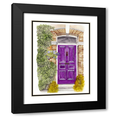 Warm Welcome IV Black Modern Wood Framed Art Print with Double Matting by McCavitt, Naomi