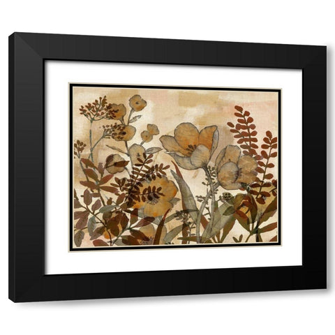 Sienna Arrangement IV Black Modern Wood Framed Art Print with Double Matting by Studio W