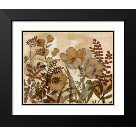 Sienna Arrangement IV Black Modern Wood Framed Art Print with Double Matting by Studio W
