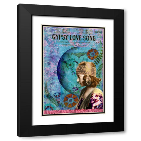 Moon Dance Black Modern Wood Framed Art Print with Double Matting by Lloyd, Sandy