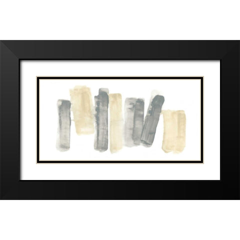 Neutral Sentry I Black Modern Wood Framed Art Print with Double Matting by Vess, June Erica