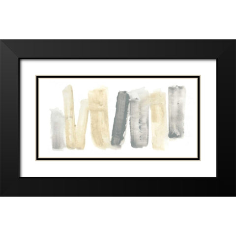 Neutral Sentry II Black Modern Wood Framed Art Print with Double Matting by Vess, June Erica