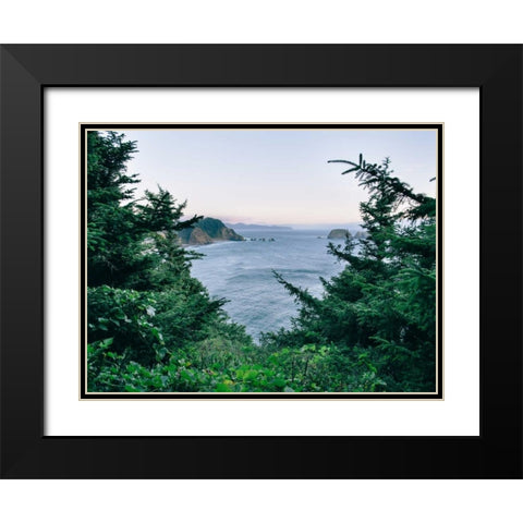 Pacific Northwest Oregon IV Black Modern Wood Framed Art Print with Double Matting by Mead, Adam