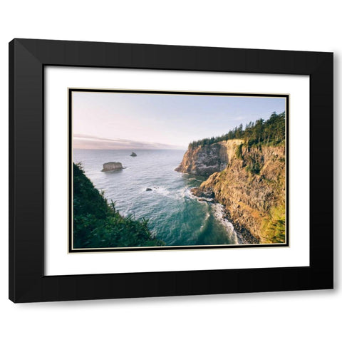 Pacific Northwest Oregon VII Black Modern Wood Framed Art Print with Double Matting by Mead, Adam
