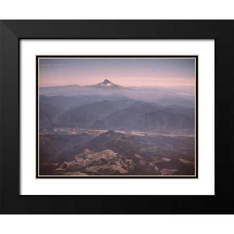 Pacific Northwest Oregon XIII Black Modern Wood Framed Art Print with Double Matting by Mead, Adam