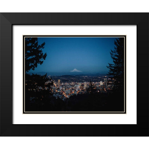 Pacific Northwest Oregon XIV Black Modern Wood Framed Art Print with Double Matting by Mead, Adam