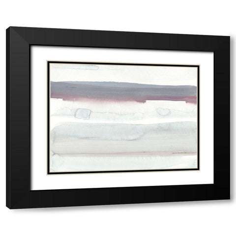 Water Horizon II at Sea Ranch  Black Modern Wood Framed Art Print with Double Matting by Delamater, Rob