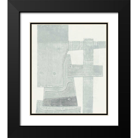 Orien Black Modern Wood Framed Art Print with Double Matting by Delamater, Rob