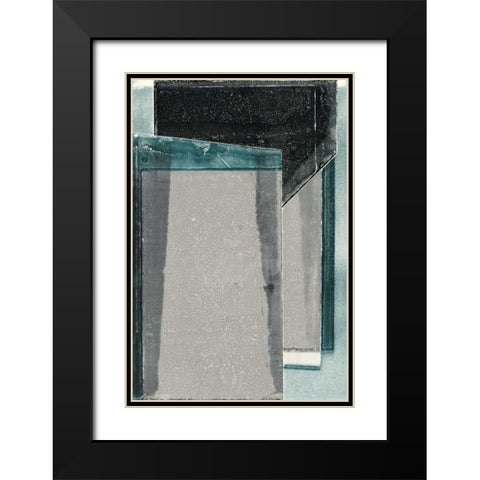 The City Gates II Black Modern Wood Framed Art Print with Double Matting by Delamater, Rob