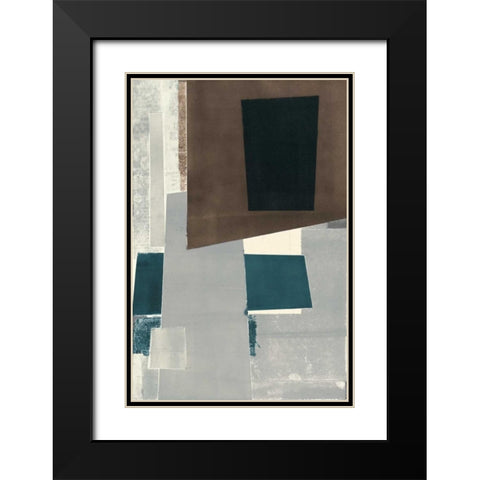 Avenue B Black Modern Wood Framed Art Print with Double Matting by Delamater, Rob