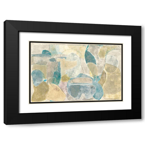 Sea Glass II Black Modern Wood Framed Art Print with Double Matting by Delamater, Rob