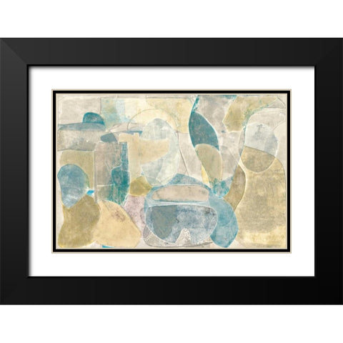 Sea Glass II Black Modern Wood Framed Art Print with Double Matting by Delamater, Rob