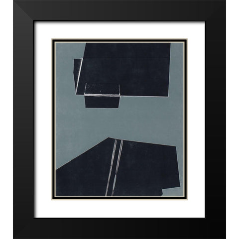 Ship Shape IX Black Modern Wood Framed Art Print with Double Matting by Delamater, Rob