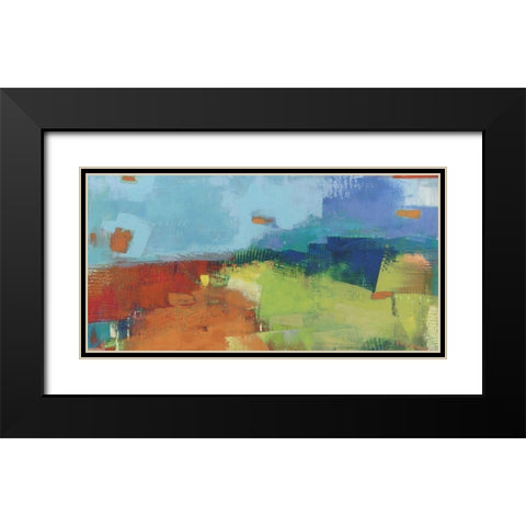 Yardland II Black Modern Wood Framed Art Print with Double Matting by Jachimiec, Sue