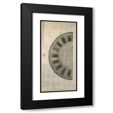 Cross Cut I Left Black Modern Wood Framed Art Print with Double Matting by Butler, John