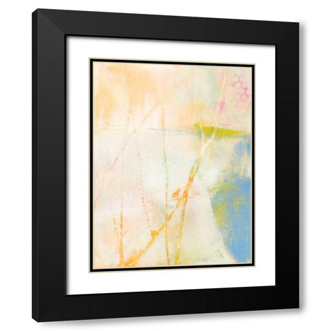 Pastel Lux II Black Modern Wood Framed Art Print with Double Matting by Jachimiec, Sue