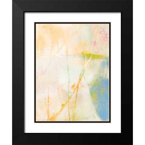 Pastel Lux II Black Modern Wood Framed Art Print with Double Matting by Jachimiec, Sue