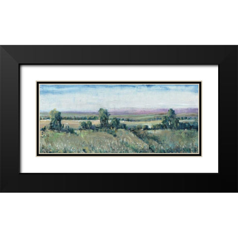 Off the Road II Black Modern Wood Framed Art Print with Double Matting by OToole, Tim