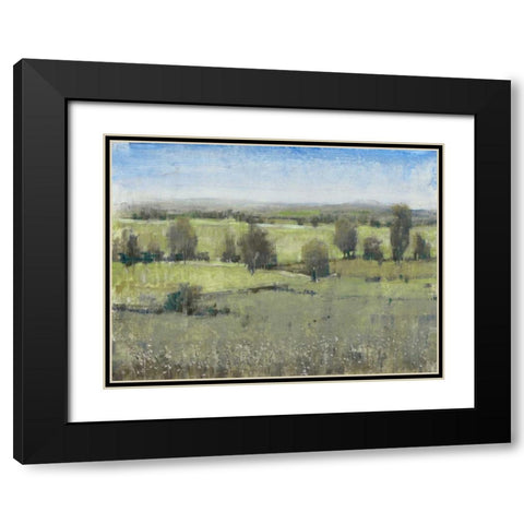 Morning Horizon I Black Modern Wood Framed Art Print with Double Matting by OToole, Tim