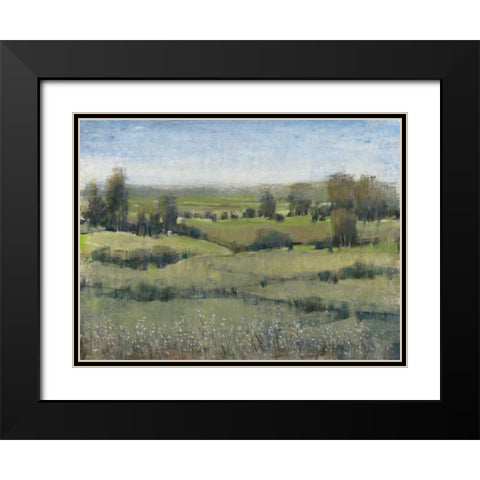 Morning Horizon II Black Modern Wood Framed Art Print with Double Matting by OToole, Tim