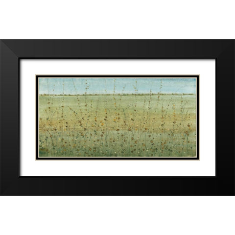 Edge of the Field I Black Modern Wood Framed Art Print with Double Matting by OToole, Tim