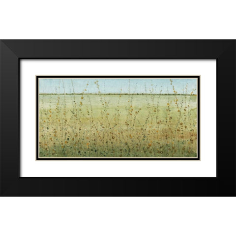 Edge of the Field II Black Modern Wood Framed Art Print with Double Matting by OToole, Tim