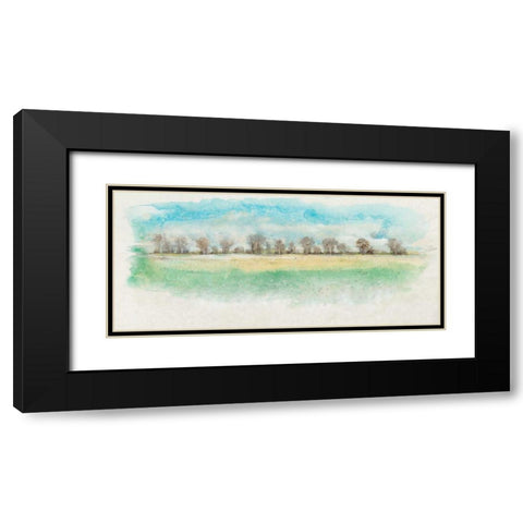 Treeline Impressions II Black Modern Wood Framed Art Print with Double Matting by OToole, Tim