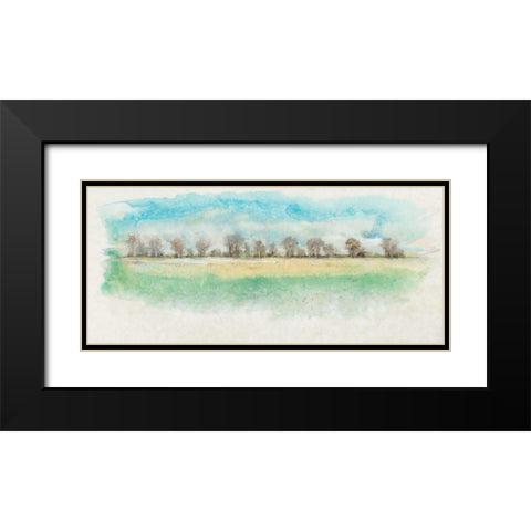 Treeline Impressions II Black Modern Wood Framed Art Print with Double Matting by OToole, Tim