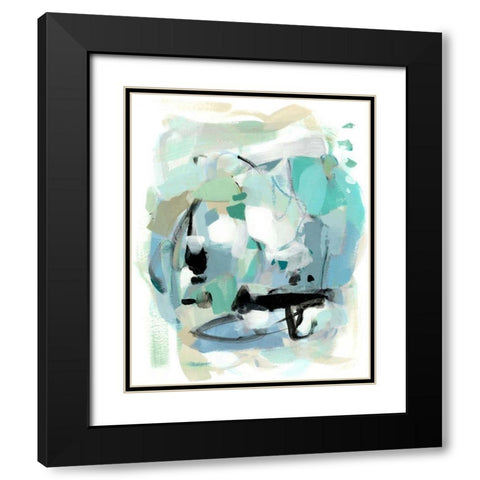 Sweet Spring I Black Modern Wood Framed Art Print with Double Matting by Long, Christina