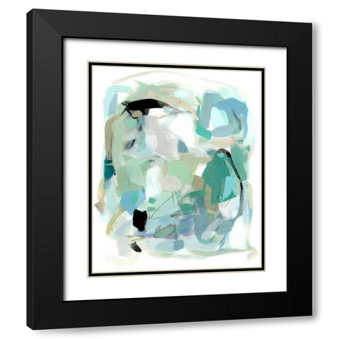 Sweet Spring II Black Modern Wood Framed Art Print with Double Matting by Long, Christina