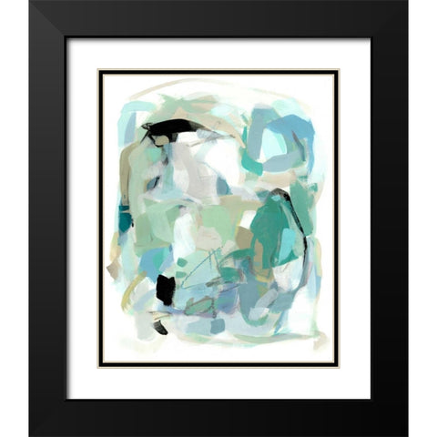 Sweet Spring II Black Modern Wood Framed Art Print with Double Matting by Long, Christina