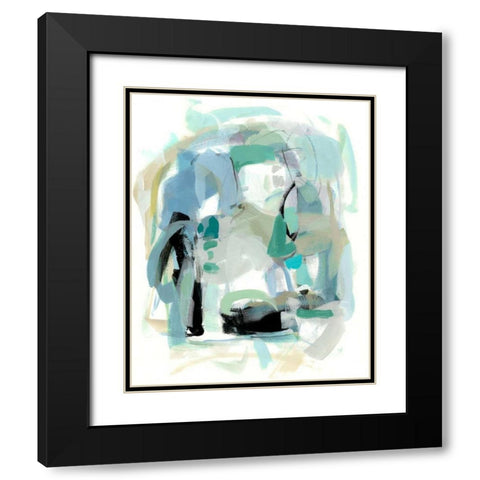 Sweet Spring III Black Modern Wood Framed Art Print with Double Matting by Long, Christina