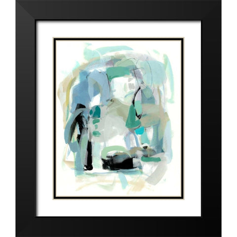 Sweet Spring III Black Modern Wood Framed Art Print with Double Matting by Long, Christina