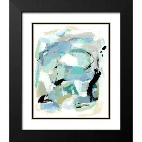 Sweet Spring IV Black Modern Wood Framed Art Print with Double Matting by Long, Christina