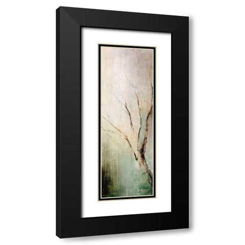 Seasons I Black Modern Wood Framed Art Print with Double Matting by Taylor, Kari