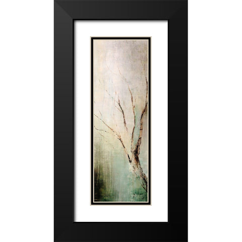 Seasons I Black Modern Wood Framed Art Print with Double Matting by Taylor, Kari