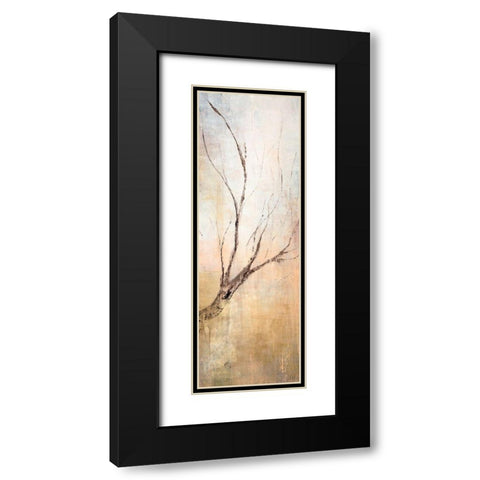 Seasons II Black Modern Wood Framed Art Print with Double Matting by Taylor, Kari
