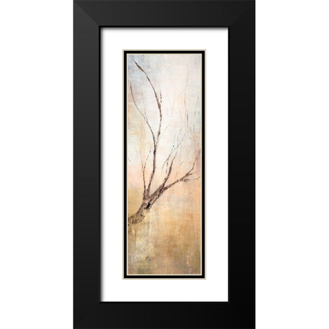 Seasons II Black Modern Wood Framed Art Print with Double Matting by Taylor, Kari