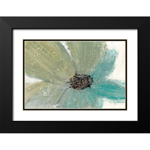 Floral Spirit I Black Modern Wood Framed Art Print with Double Matting by OToole, Tim