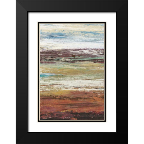 Plum Vista I Black Modern Wood Framed Art Print with Double Matting by OToole, Tim