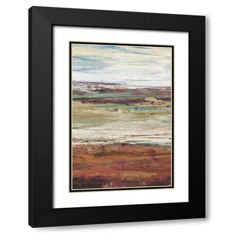 Plum Vista II Black Modern Wood Framed Art Print with Double Matting by OToole, Tim