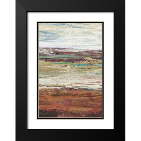 Plum Vista II Black Modern Wood Framed Art Print with Double Matting by OToole, Tim