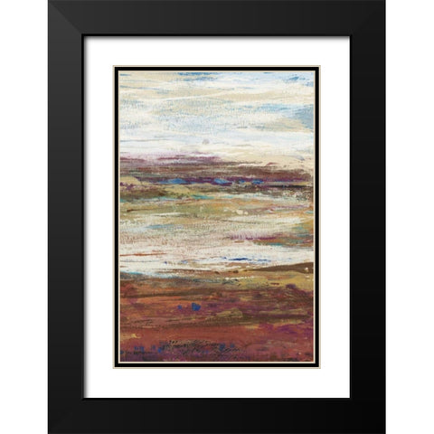Plum Vista III Black Modern Wood Framed Art Print with Double Matting by OToole, Tim